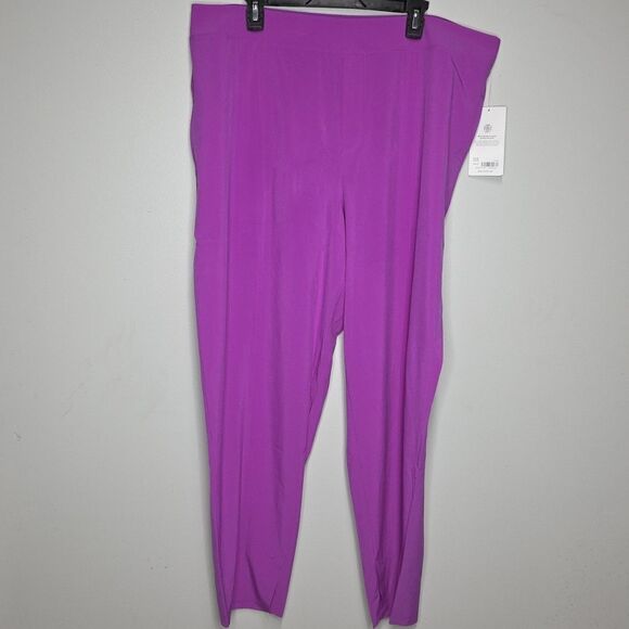 NWT ATHLETA Brooklyn Height Vienna Slim Pant Sz 20 Jazzy Purple #882642-01-2020 - Picture 2 of 10